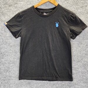 Dutch Bros T-Shirt Women's Medium Black Send It With Dutch Skull